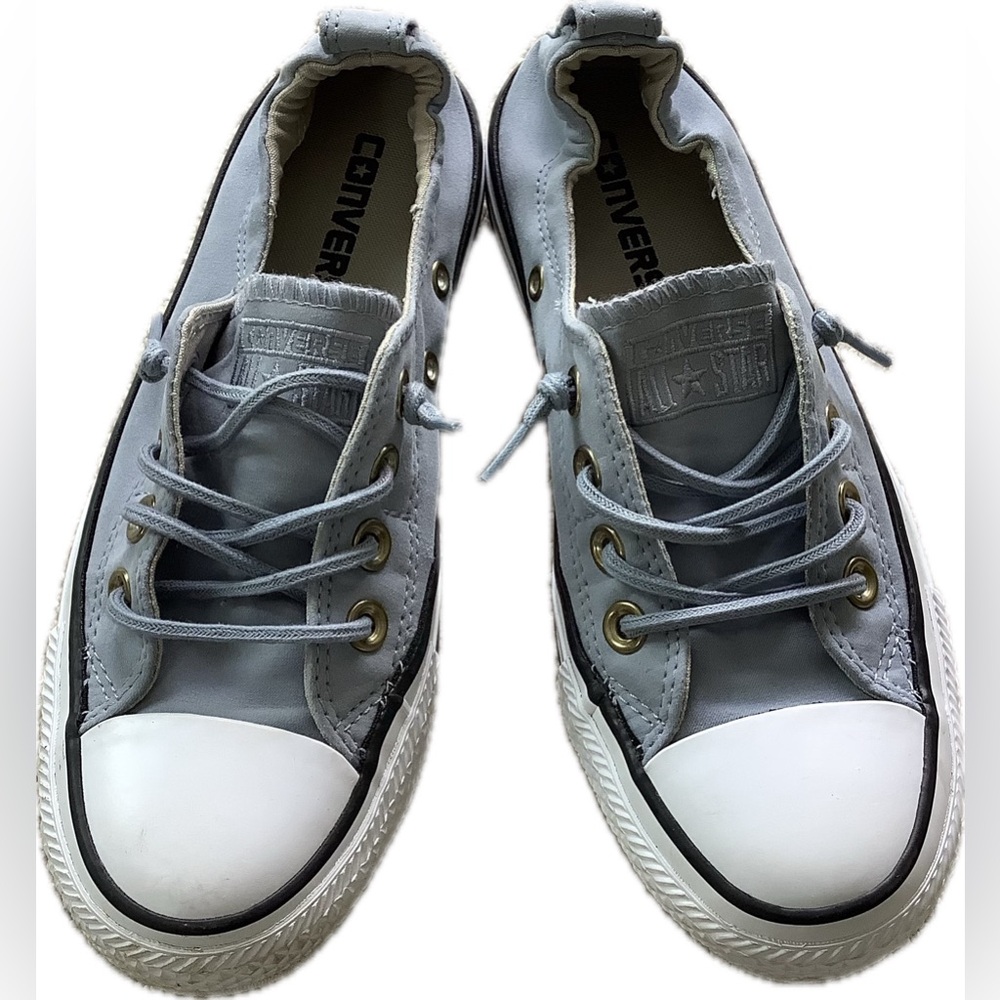 Women’s Converse Shoreline Slip On Sneakers in Powder Blue, Sz. 5 (EU35)